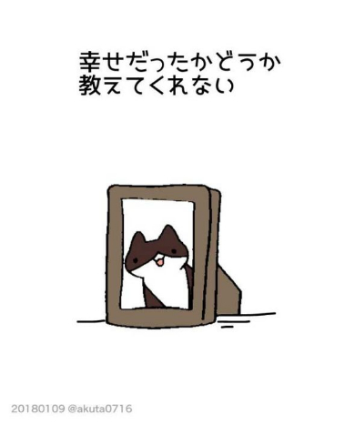 猫を飼うのは大変 イラスト 幸せだったか