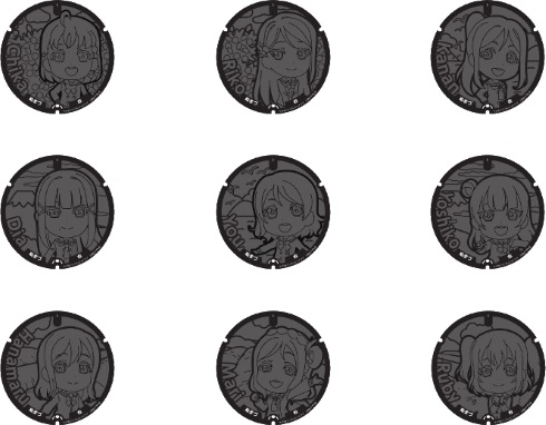 ラブライブ！ サンシャイン!! クラウドファンディング マンホール 沼津市