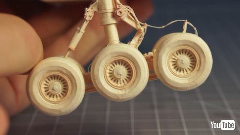 ボーイング777 ペーパークラフト 紙技