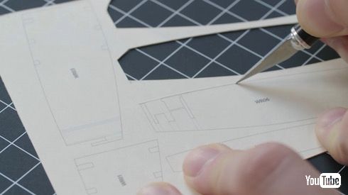 ボーイング777 ペーパークラフト 紙技