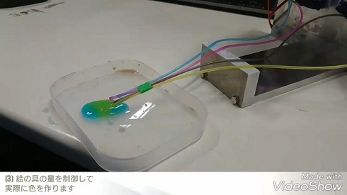 身の回りの色を再現する自動生成する　「リアルスポイト」装置が登場