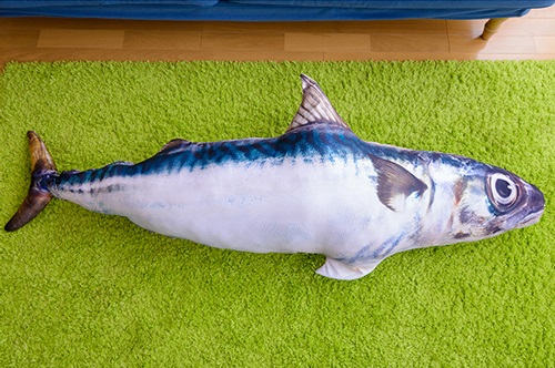 鯖 クッショ 巨大 180センチ ヴィレッジヴァンガード