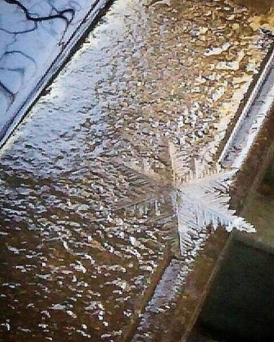 氷 結晶 大きい 一山神社