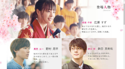 新田真剣佑　広瀬すず　俳優　女優　映画　ちはやふる　末次由紀