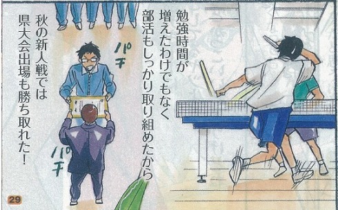 進研ゼミのマンガ