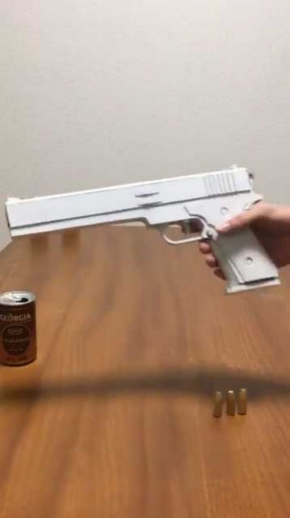 おもちゃ 拳銃 紙 工作 鉄砲