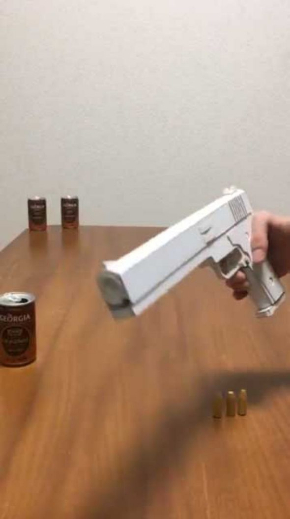 おもちゃ 拳銃 紙 工作 鉄砲