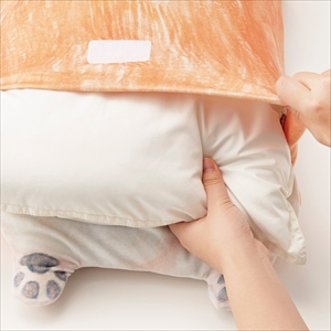 コーギーのおなかぽよぽよ枕カバー