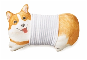コーギーのおなかぽよぽよ枕カバー