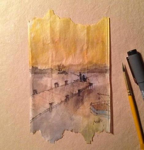 ティーバッグアート8