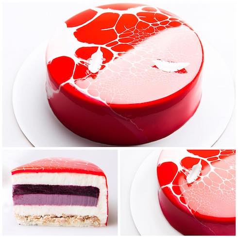 kseniapenkina アートケーキ ムースケーキ ベリーケーキ