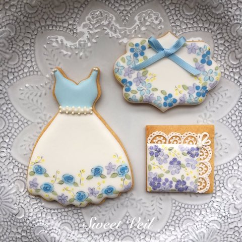 アイシングクッキー maiko 小花柄