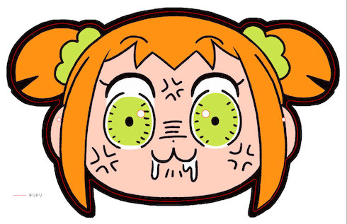 ポプテピピックお面の画像