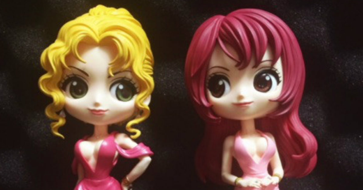 Qposket ファビュラス 叶姉妹 フィギュア 叶美香 叶恭子