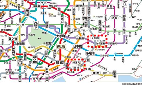 東京メトロ 乗換駅 都営地下鉄 