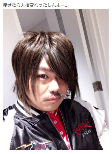 クロちゃん 茶髪 目力