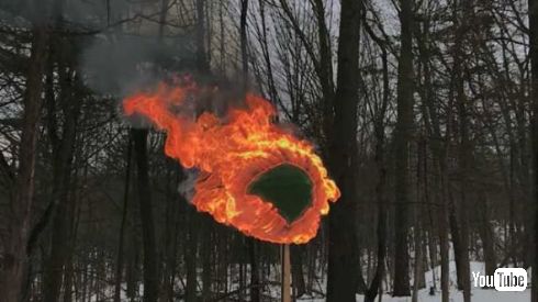 マッチ 球 燃やす 炎上