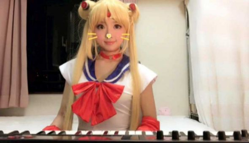 高木里代子 セーラームーン ムーンライト伝説 弾いてみた コスプレ