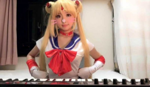 高木里代子 セーラームーン ムーンライト伝説 弾いてみた コスプレ