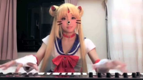 高木里代子 セーラームーン ムーンライト伝説 弾いてみた コスプレ