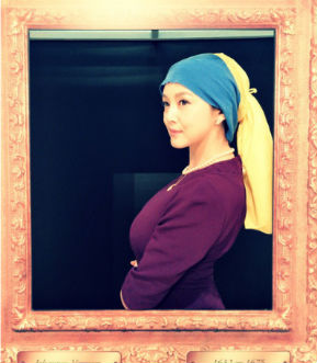 藤原紀香　ヨハネス・フェルメール　真珠の耳飾りの少女　コスプレ