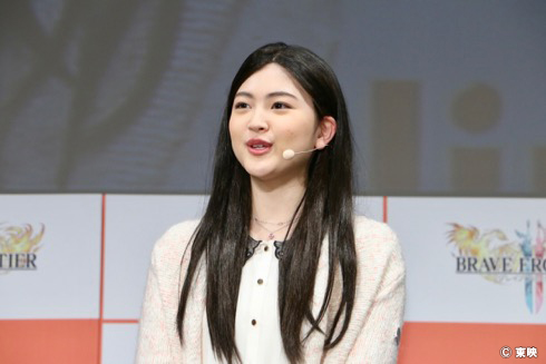  「みんなとこうやって一緒に集まれたことがすごくうれしい」とコメントする今野鮎莉さん