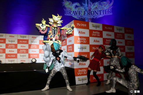  Alim広報・かおりんごさんを囚える悪の軍団「デーボス軍」のブレイブスキーとゾーリ魔