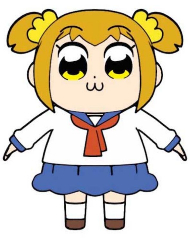 目玉おやじ 今風なデザインの目 ポプテピピック 漫画