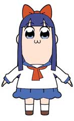 目玉おやじ 今風なデザインの目 ポプテピピック 漫画