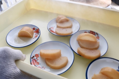 味がしみこんだ下駄割大根