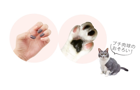 肉球ネイル