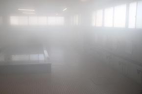 湯気で何も見えん
