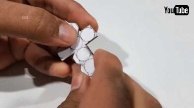 ダンボール ルービックキューブ 製作 動画 テンプレート