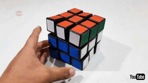 ダンボール ルービックキューブ 製作 動画 テンプレート