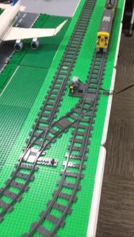 電車でD 複線ドリフト レゴ