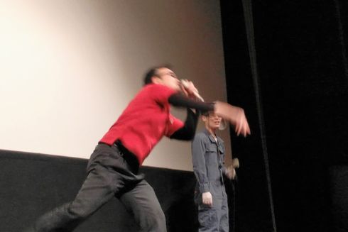 ベイビー・ドライバー　映画　レポート　爆走　絶叫　上映　エドガー・ライト　池袋新文芸坐