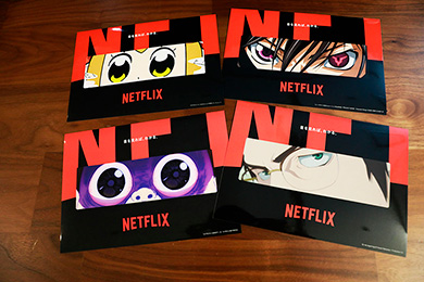 Netflixアニ“目”ジャック 新宿駅 Netflix アニメ