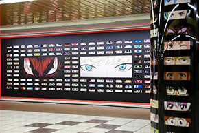 Netflixアニ“目”ジャック 新宿駅 Netflix アニメ