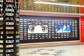 Netflixアニ“目”ジャック 新宿駅 Netflix アニメ