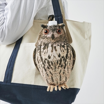 フクロウのペットボトルケース