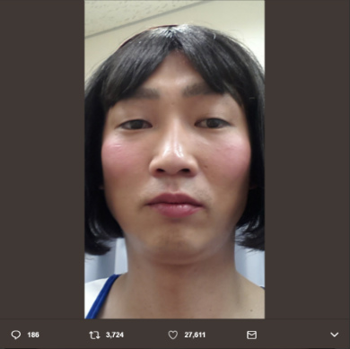 NON STYLE　石田明　女装　たんぽぽ川村