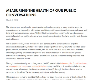 Twitter 健全性指数