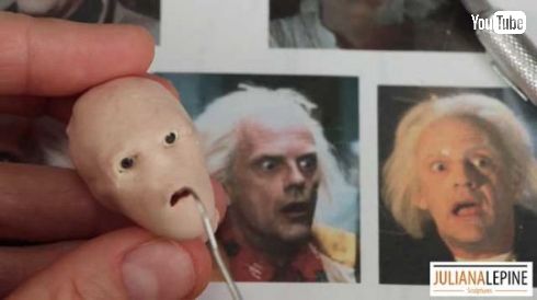 バック・トゥ・ザ・フューチャー ドク フィギュア ハンドメイド メイキング動画