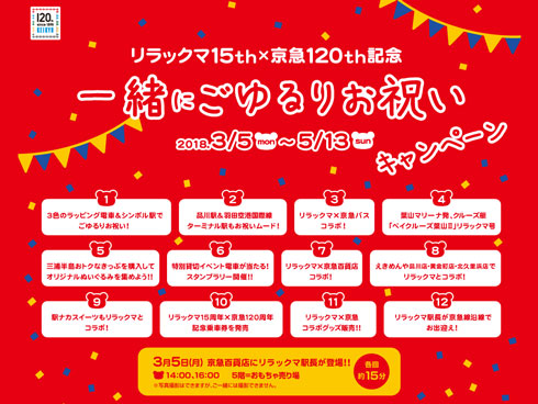 京急 久里浜駅 リラックマ コラボ