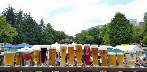 ヒビヤガーデン 2018 日本最大級 日本最速級 ビアガーデン 日比谷公園