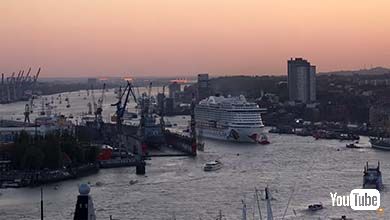 三菱重工 豪華客船 タイムラプス