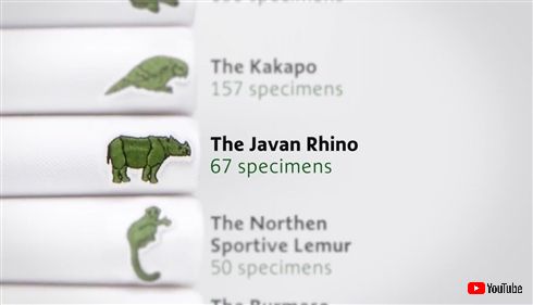 ワニのロゴでおなじみのラコステ、ワニじゃない動物のロゴを発表　絶滅危惧種10種類モチーフ、即完売に