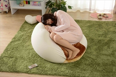 食パンビーズクッション