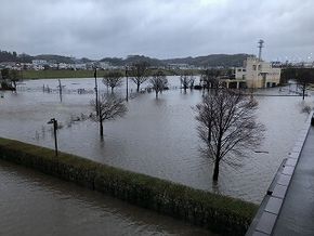 日産スタジアム　新横浜公園　浸水　3月　遊水池　鶴見川