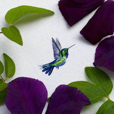 RachelBeltz ミニチュア ハチドリ